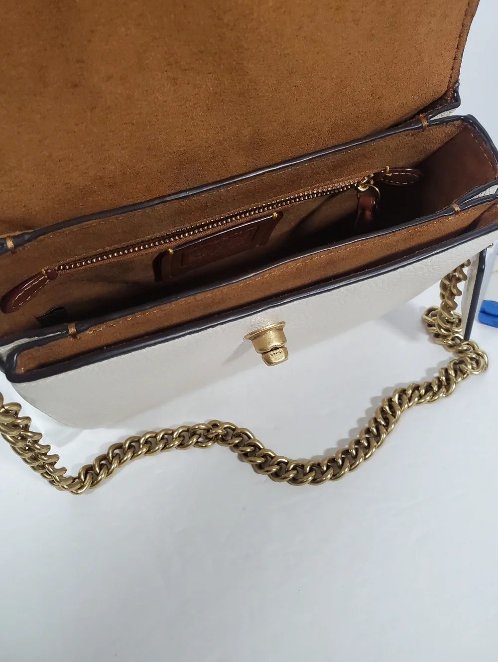 Coach Cassie Pebble Leather 3 Straps Small Top Handle Crossbody Bag NWT